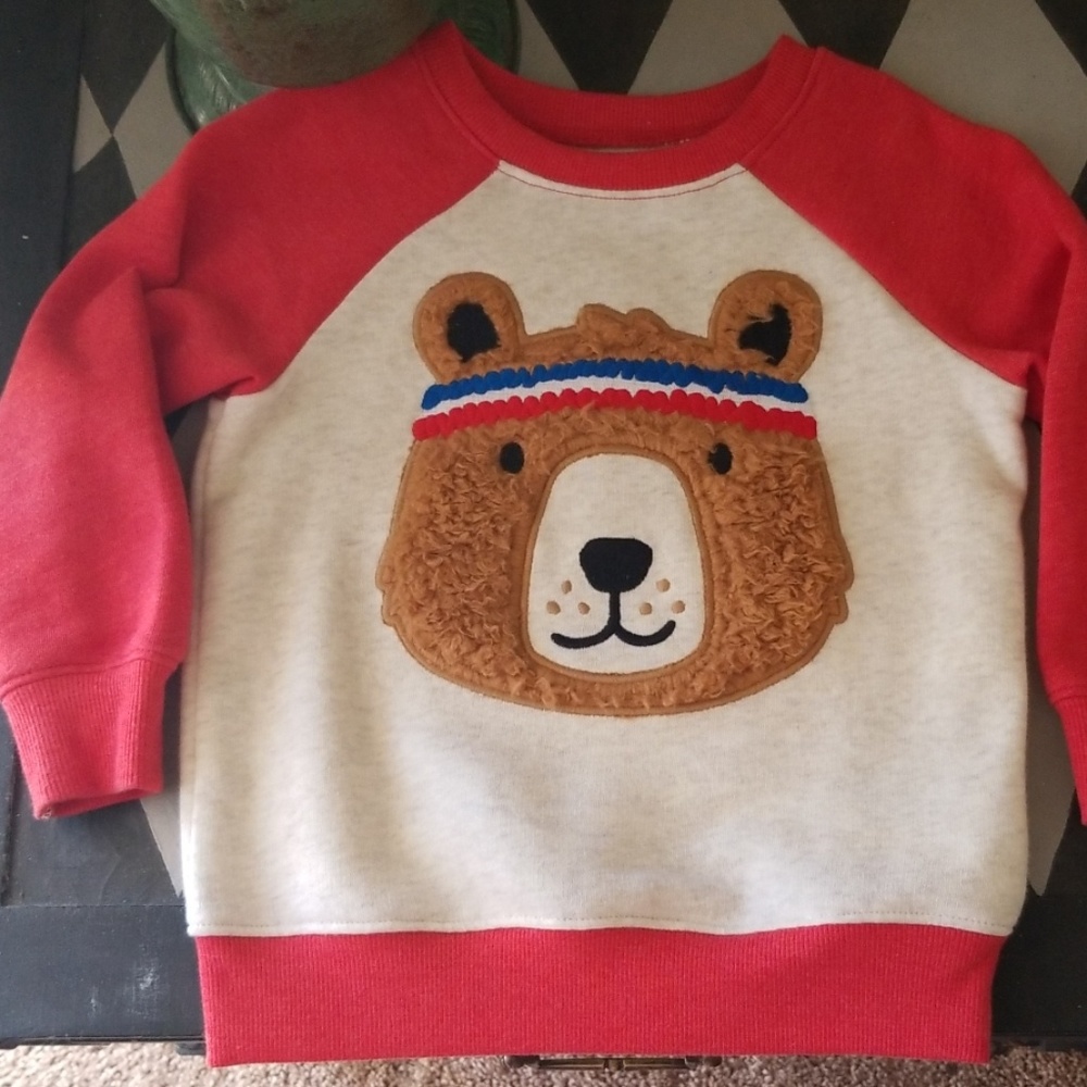 2T Old Navy Toddler workout bear  sweater